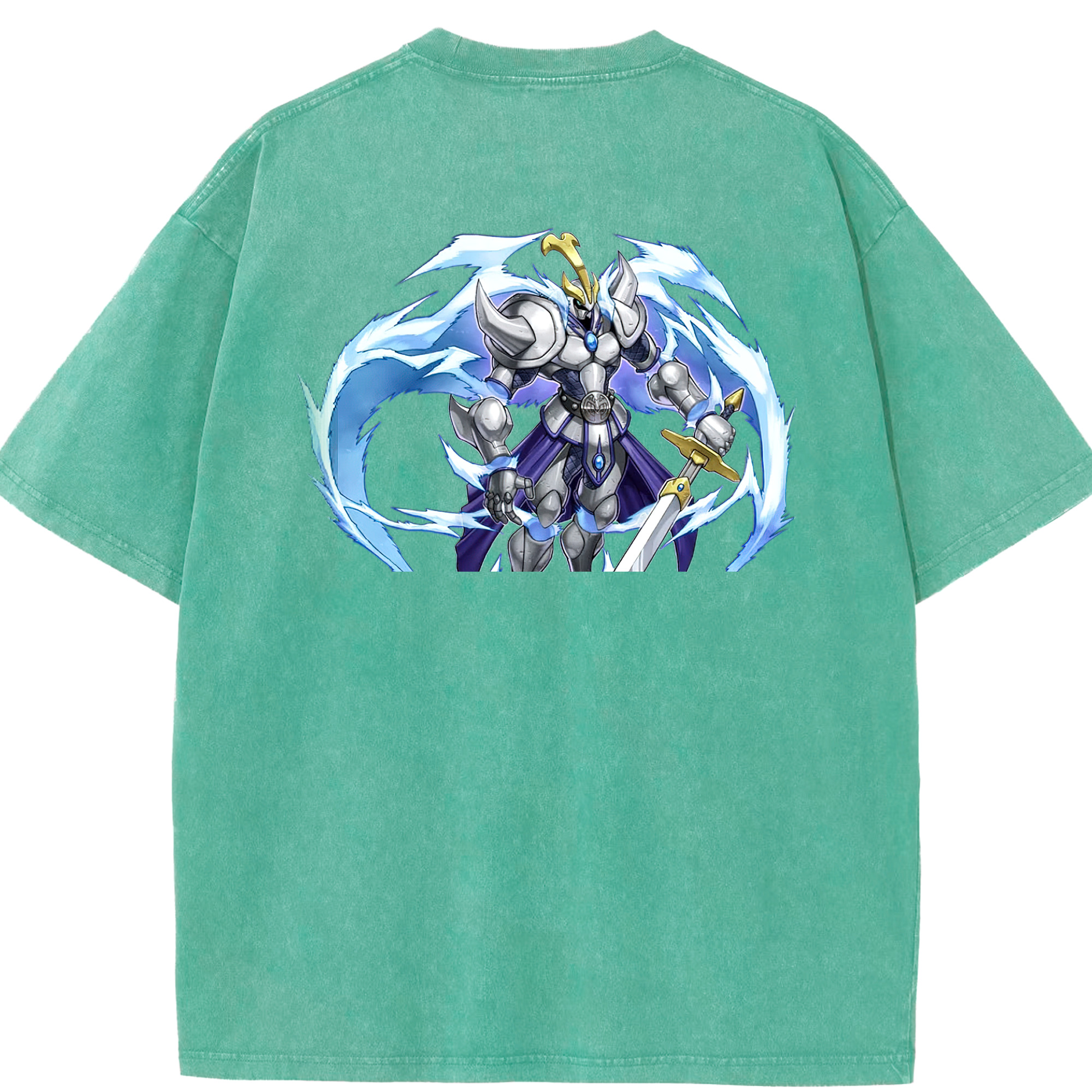 （画像用） 遊☆戯☆王 Yu-Gi-Oh! 綿100% ヴィンテージ風 半袖Tシャツ（背面プリント）